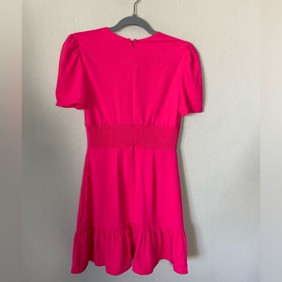 Amanda Uprichard Rosen Mini Pink Begonia Dress Size XS - Picture 7 of 9